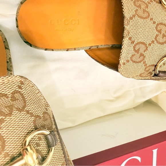 Gucci Women's Tan Loafer Mule - Picture 5 of 6